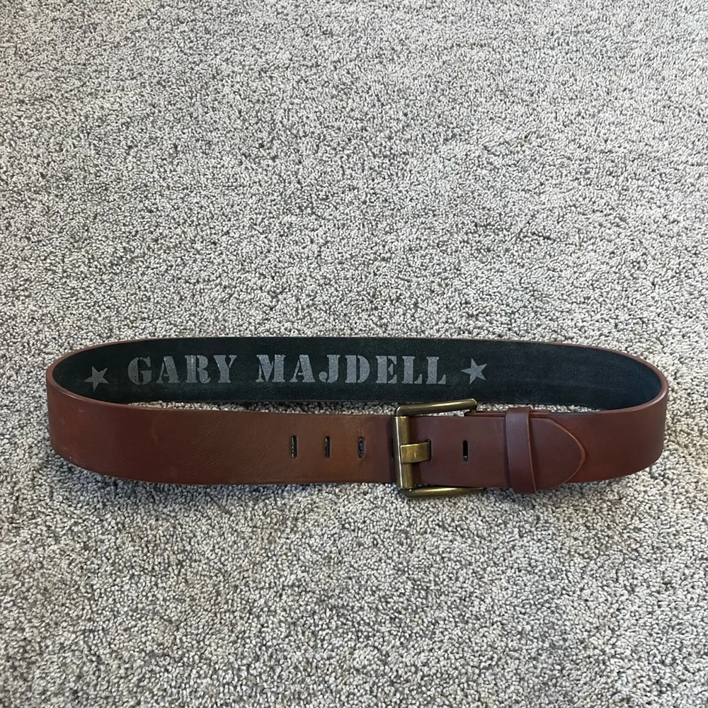Gary Majdell‎ Sport Brown Leather Belt Sz. 34